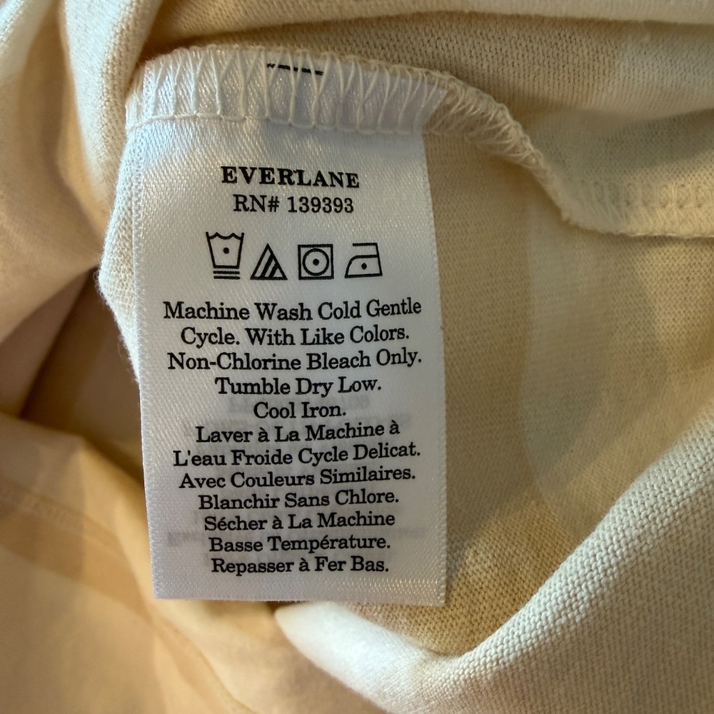 New! EVERLANE The Retro Jersey Polo Shirt Mini Dress 25210 NWT - Picture 8 of 11